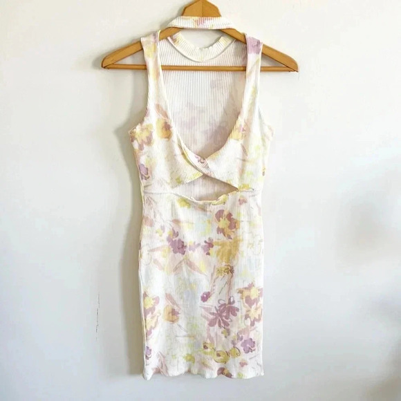 Ted Baker Effi Cutout Twist Back stretchy pull on Bodycon Dress size XS/small - Picture 4 of 7